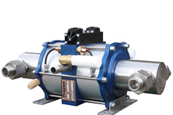 Trojan – Type ‘MD’ Double Acting Air Powered Pump. <br> Test pressures up to 2,964 bar.<br>AVAILABLE FROM STOCK.